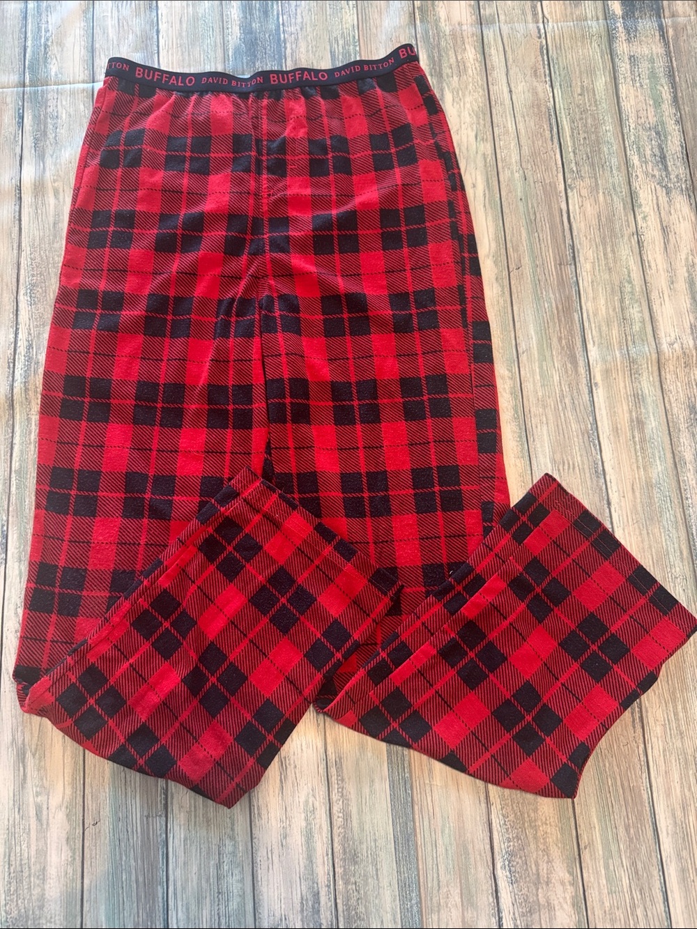 Buffalo David Bitton Kids Plaid Pajama Bottoms (Sz: M 8/10)